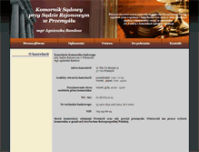 Tablet Screenshot of komornikprzemysl.com.pl